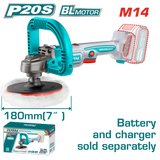 Cordless polisher 20V 180mm TAPLI2018
