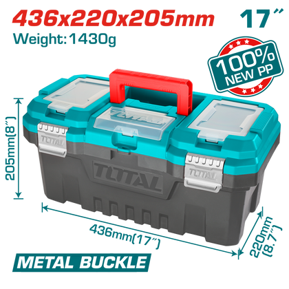 17" Plastic tool box - TPBX0172