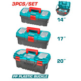 Plastic Toolboxes 14'',17'',20'' or Set TPBXK0031/1,2,3( See Dropdown for selection)