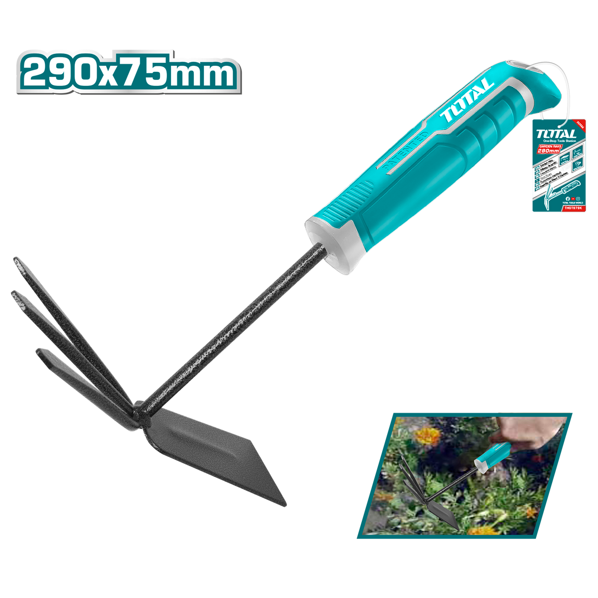 Garden Rake/Pick 290mm x 75mm THGT979K – Total Tools Online
