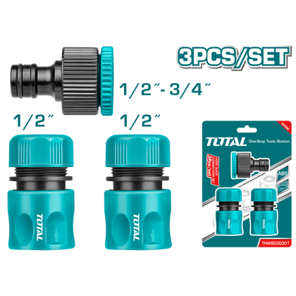 3 Pcs Hose Quick Connectors Set THWS030301